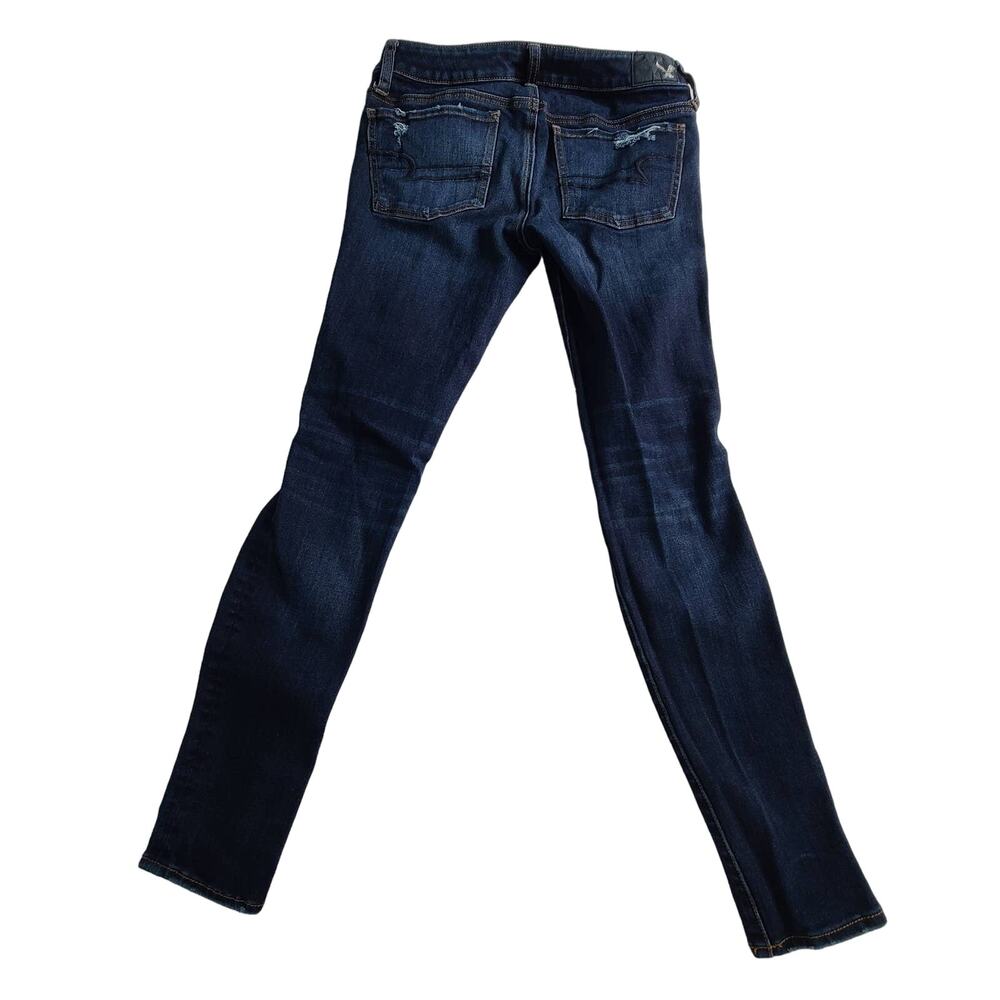 American Eagle Super Skinny Jeggings Ripped Jeans Women's Size 4 R 2407